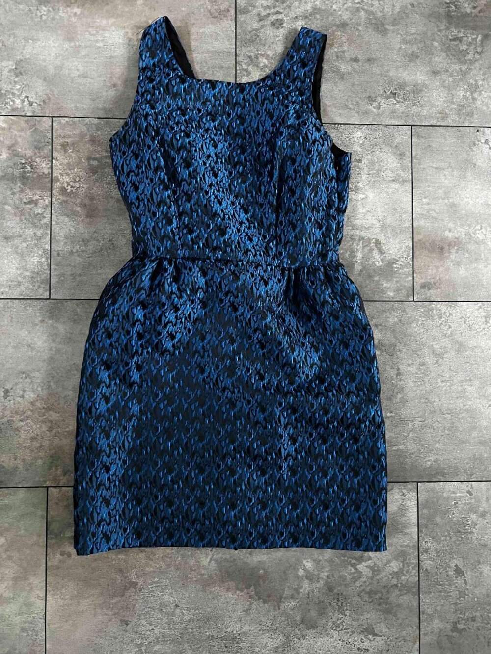 Erin Blue Bow Dress